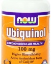 Now Foods Ubiquinol 100mg, Soft-gels, 60-Count