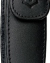 Victorinox Swiss Army Leather Medium Clip Pouch, Black