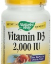 Nature's Way Vitamin D-3 2000 Iu, Softgels, 120-Count