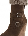 Naughty Monkey Women's Bundle Up Wedge Boot