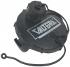 Valterra Products, Inc. T1020-1 3 Black Termination Cap with Bayonet Hook and Hose Thread Connection