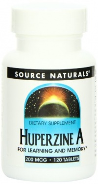 Source Naturals Huperzine A, 200mcg, 120 Tablets