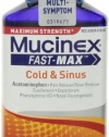 Mucinex Fast-Max Adult Liquid, Cold and Sinus, 6 Ounce