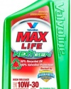 Valvoline MaxLife NextGen 10W-30 High Mileage Motor Oil - 1 Quart (Case of 6)