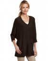 Sofie Women's 100% Cashmere V-Neck Tunic Sweater