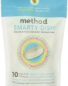 Method Smarty Dish Detergent 20ct, Free & Clear(pack of 6)