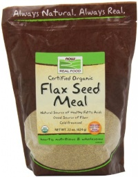 Now Foods Organic Flax Seed Meal, 22-Ounce