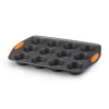 Rachael Ray Oven Lovin' Non-Stick 12-Cup Muffin and Cupcake Pan, Orange