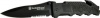 Smith & Wesson SWBG1S Border Guard 2 Rescue Knife with Serrated Drop Point Blade, Glass Break, and Seatbelt Cutter, Black