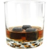 Spirit Stones Premium Chilling Stones- Great for Sipping and Chilling Whiskey and Liquor, Made of 100% Soapstone, 9 Stones Per Gift Set Black Carrying Bag Included (Value Set)