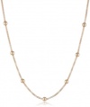 Anne Klein Gold-Tone Mesh Collar Necklace, 16