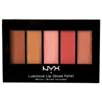 NYX Lip Gloss Palette, The Naturals, 0.26 Ounce