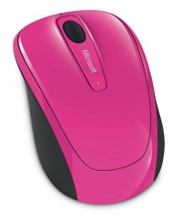 Microsoft 3500 Wireless Mobile Mouse, Magenta Pink (GMF-00278)