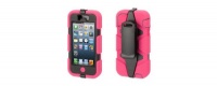 Griffin 605436-SFPB Survivor Case for iPhone 5 - 1 Pack - Retail Packaging - Pink/Black