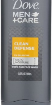 Dove Men Care Body and Face Wash Clean Defense, 13.5 Ounce