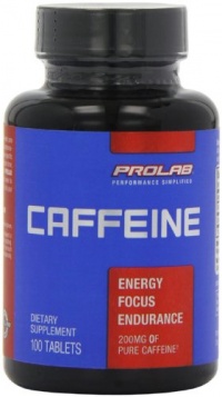 Prolab Caffeine, Maximum Potency, 200 mg, Tablets, 100 tablets