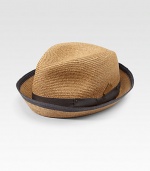 This dapper style crafted in paper straw is casual yet poised enough for any gentleman of style.100% paperBrim, about 2Spot cleanImported