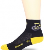 DeFeet Men's Aerator Banana Bike Sock