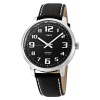 Timex Men's T28071 Easy Reader Black Leather Strap Watch