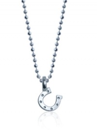 Alex Woo Mini Addition Horseshoe Chain in Sterling Silver Pendant Necklace , 16