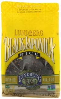 Lundberg Eco-Farmed Gourmet Black Japonica Field Blend Rice, 16-Ounce (Pack of 6)