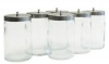 Unlabeled Glass Sundry Jars With Lids 6/pack)