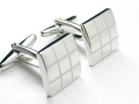 Classic Laser Engraved Cufflinks Gift Boxed