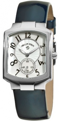 Philip Stein Women's 21-FMOP-LN Classic Navy Patent Leather Strap Watch