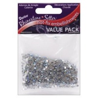 Rhinestone Setter Hot-Fix Embellishments 3mm 1000/Pkg-Crystal AB