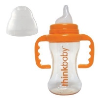 Thinkbaby Trainer Cup, Orange, 9 Ounce