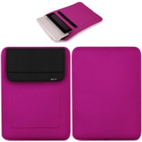 CaseCrown Neoprene Sleeve Case (Pink) for 15 Inch Apple MacBook Pro with Retina Display + Pocket for iPad 4 / iPad 3