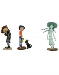 Coraline 3 inch PVC Figures - 3 pack