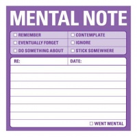 Knock Knock 12435 Sticky Mental Notes