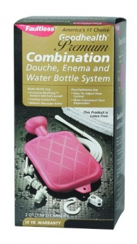 Fautless Goodhealth Combination Douche, Enema, and Water Bottle System (2-Quart Capacity)