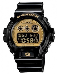 Casio - G-Shock - Mirrored Style - DW6900-CB Series - Black w/ Gold Face , One Size