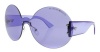 Emporio Armani EA9837/S Sunglasses - 03V0 Violet (UR Light Lilac Lens) - 99mm