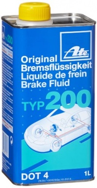 ATE 706202 Original TYP 200 DOT 4 Brake Fluid - 1 Liter