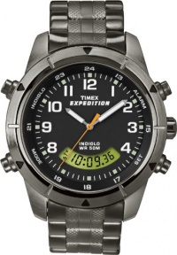 Timex Men's T49826 Expedition Rugged Chronograph Analog-Digital Black Dial Bracelet Watch