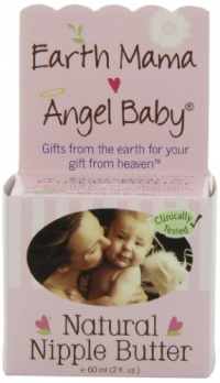 Earth Mama Angel Baby Natural Nipple Butter, 2-Ounce Jar