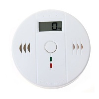 LCD CO Carbon Monoxide Detector Alarm Sensor-White