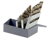 Bosch CO4029 Cobalt Twist Drill Bit Assortment with Metal Index, 29-Piece