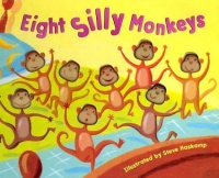 Eight Silly Monkeys Jumping on the Bed