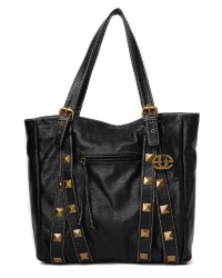 Red by Marc Ecko, Layla Studded Tote, Color Black