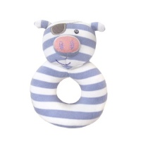 Organic Farm Buddies Rattle, Pirate Pig