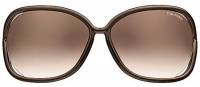 New Tom Ford Raquel TF76 TF 76 FT0076 Dark Brown 692 Sunglasses Gradient Brown Lens Size: 63-14-120