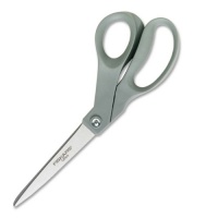 Fiskars 01-004250 Offset Scissors, 8-Inch Length, Stainless Steel, Bent, Gray