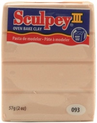 Sculpey III Polymer Clay 2oz. Bar- Beige