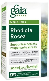 Gaia Herbs - Siberian Rhodiola Rosea, 60 capsules