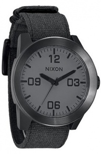 Nixon Corporal Analog Matte Black Mens Watch A2431062