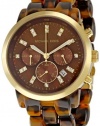 Michael Kors Women's MK5216 Chronograph Tortoise Watch